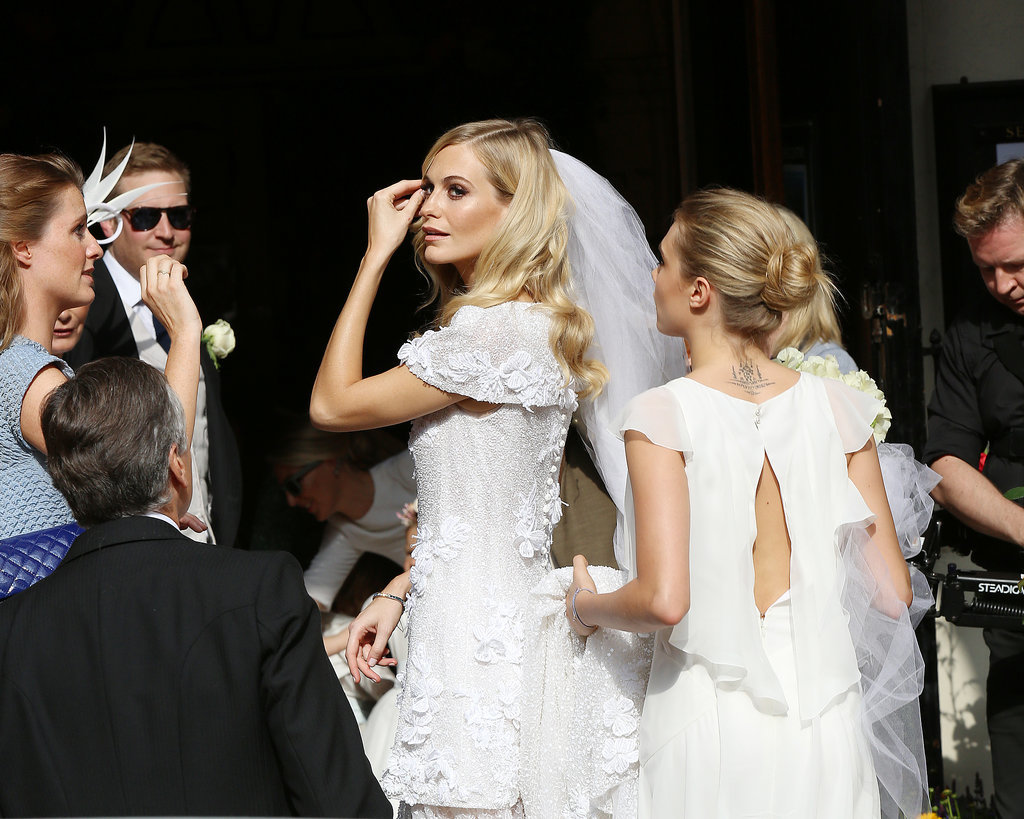 Poppy Delevigne Got Married In Chanel